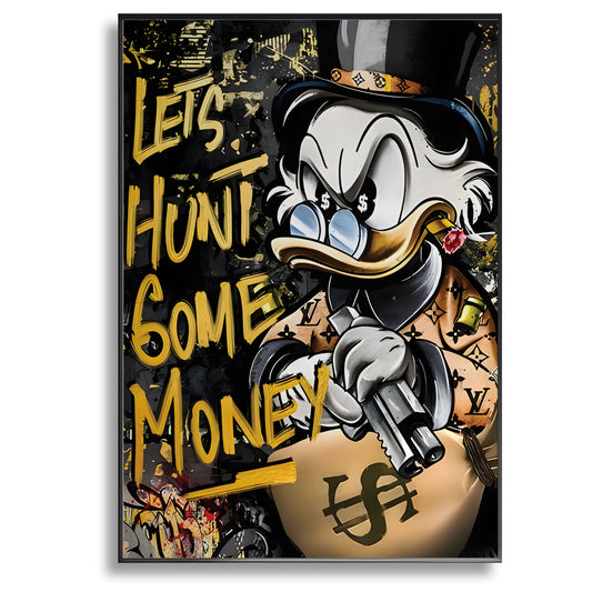 Duck Lets Get Money - Canvas