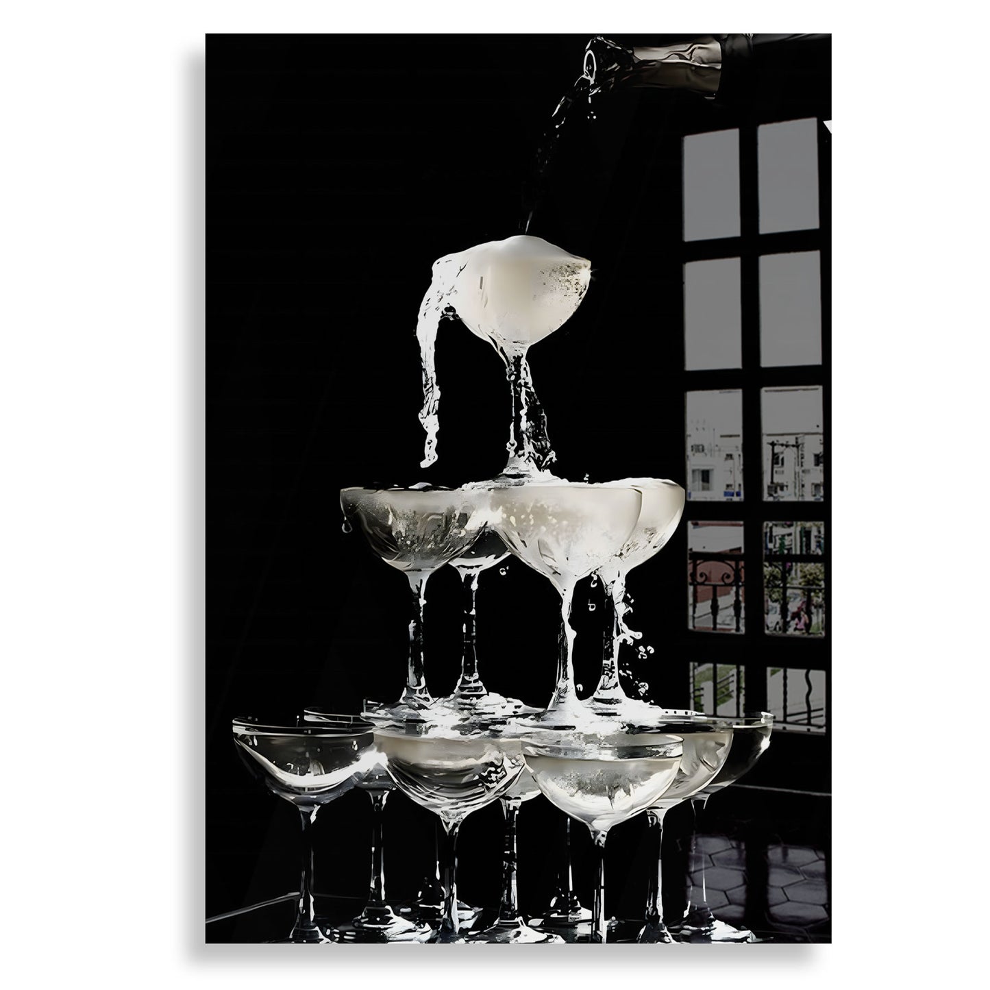 Champagne Glasses - Plexiglas