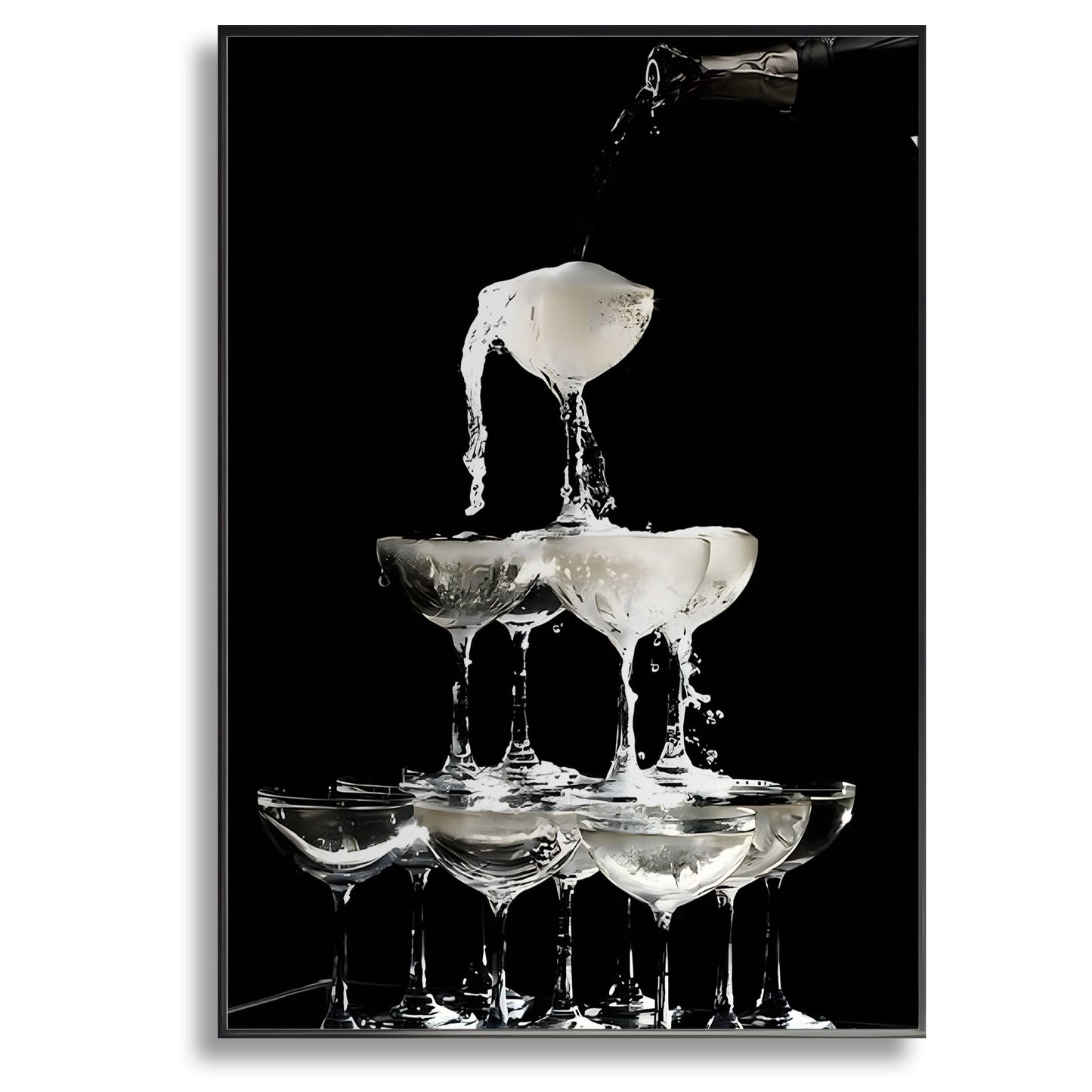 Champagne Glasses - Canvas