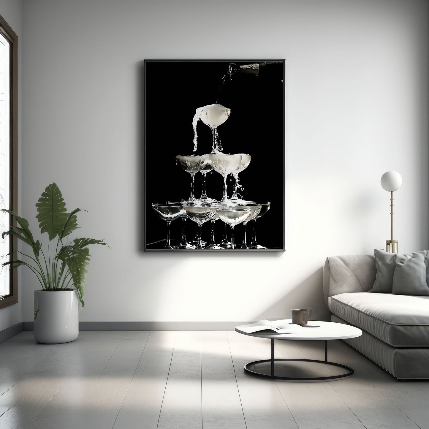 Champagne Glasses - Canvas