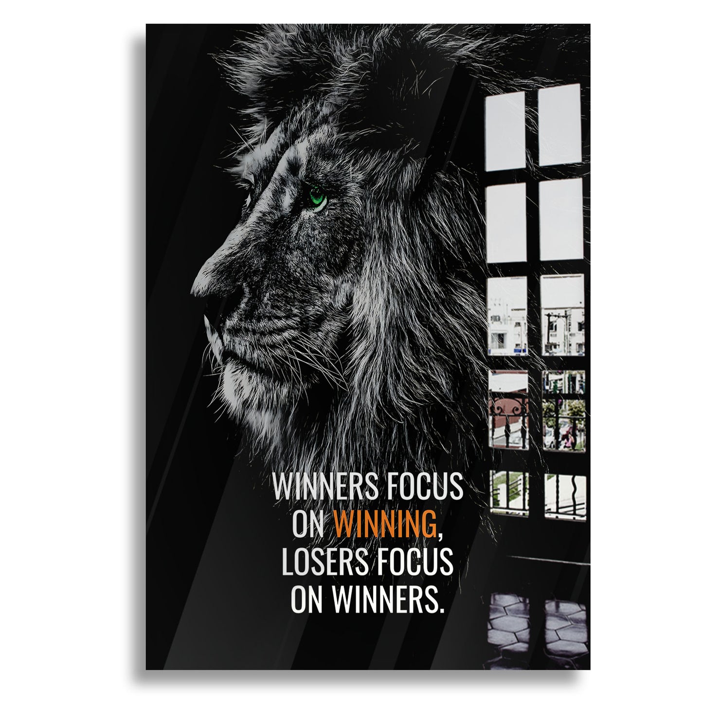 Winners Focus On Winning - Plexiglas