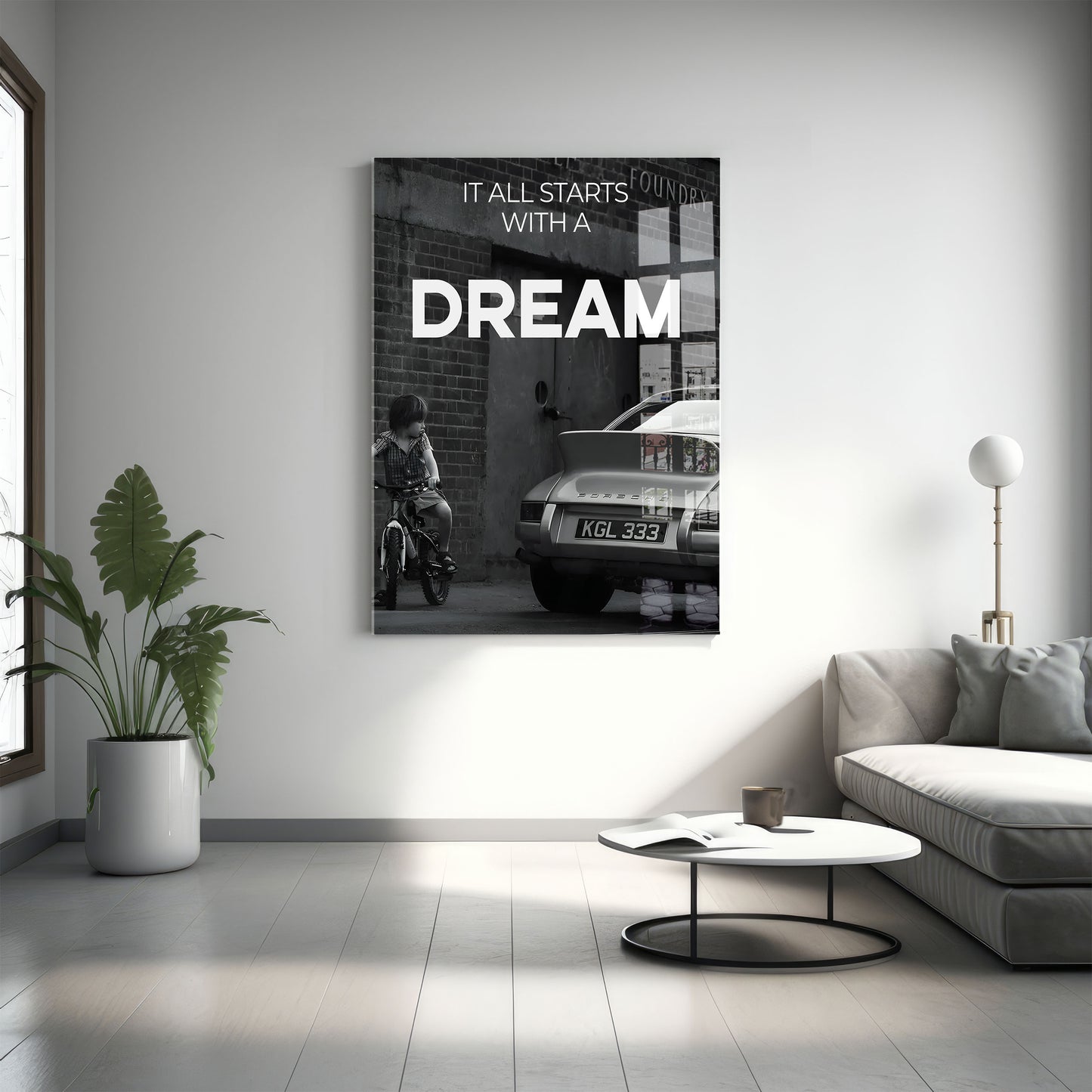 Starts With A Dream | Classic Porsche - Plexiglas