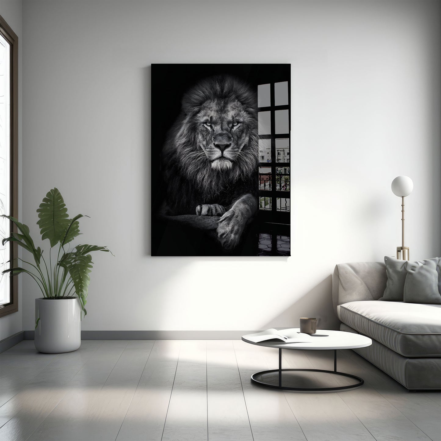 Lion Portrait - Plexiglass