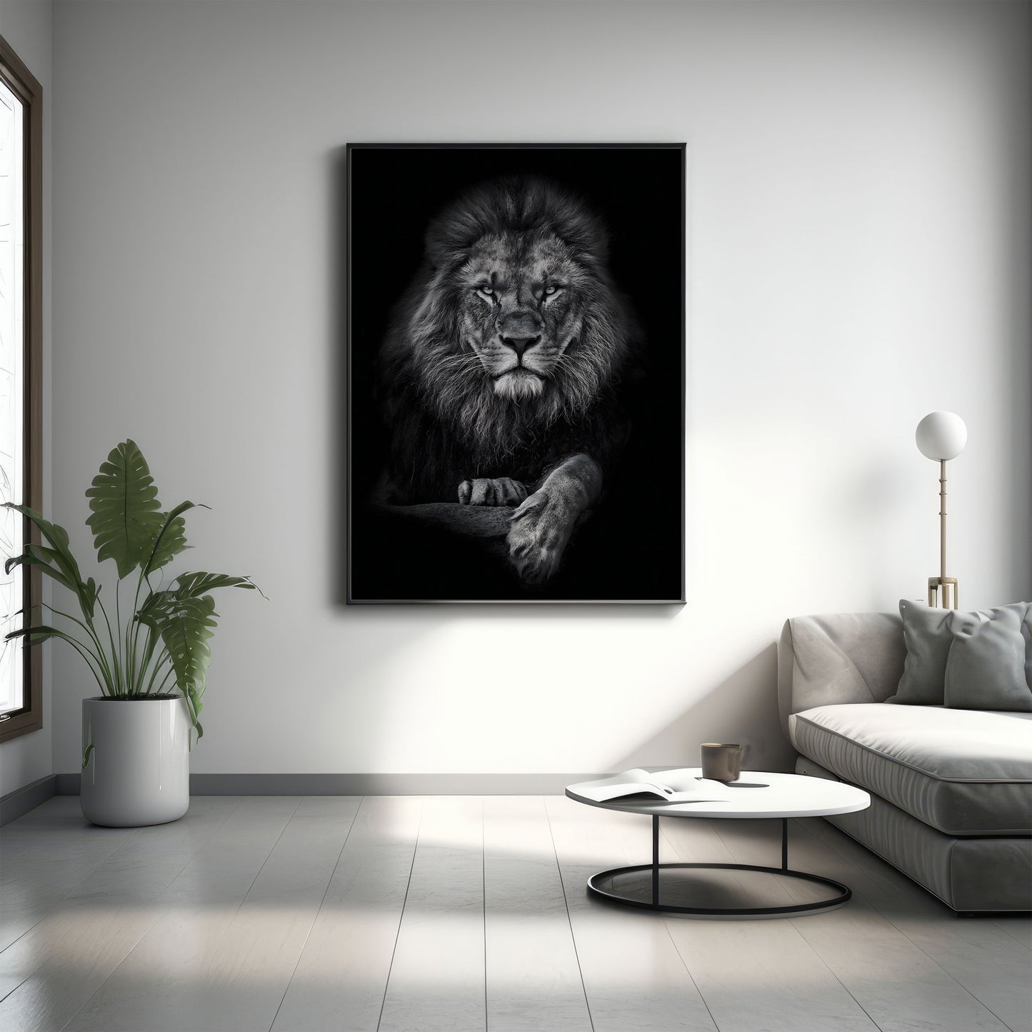 Lion Portrait - Canvas