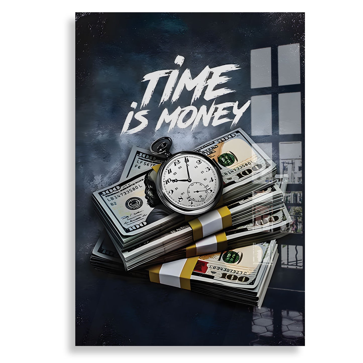 Time Is Money - Plexiglas