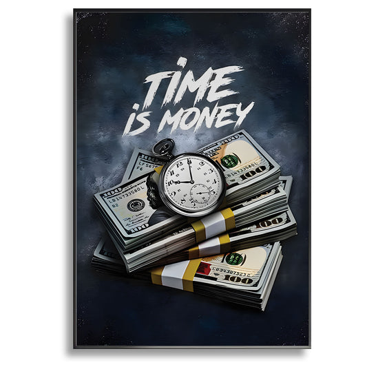 Time Is Money - Canvas