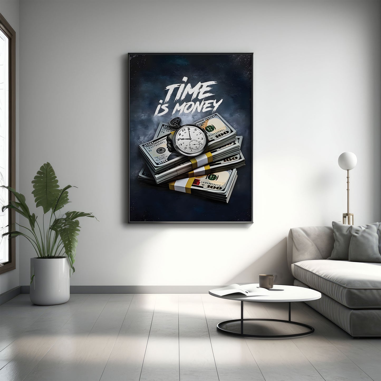 Time Is Money - Canvas