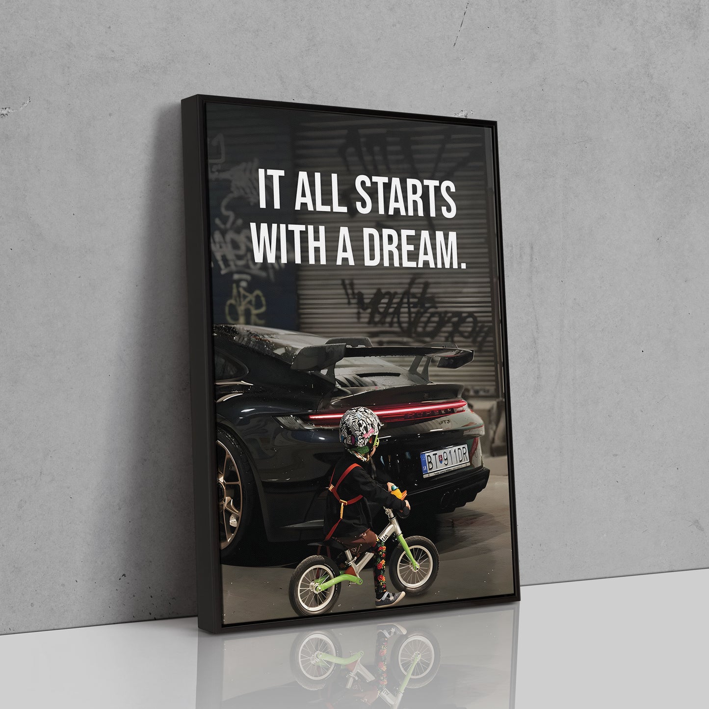 Starts With A Dream | Porsche - Canvas