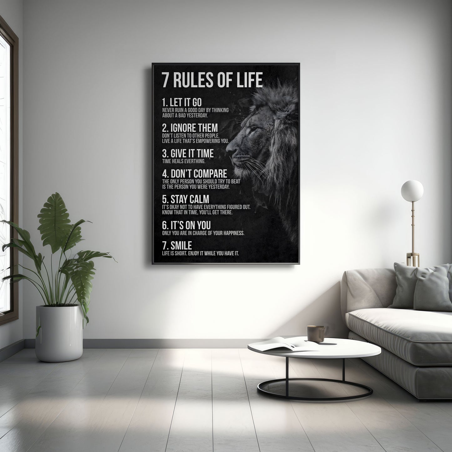 7 rules of life - Canvas