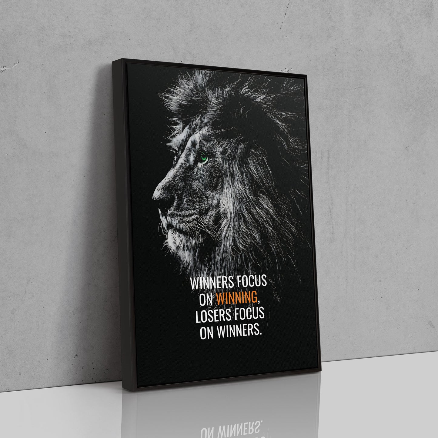 Winners Focus On Winning - Canvas