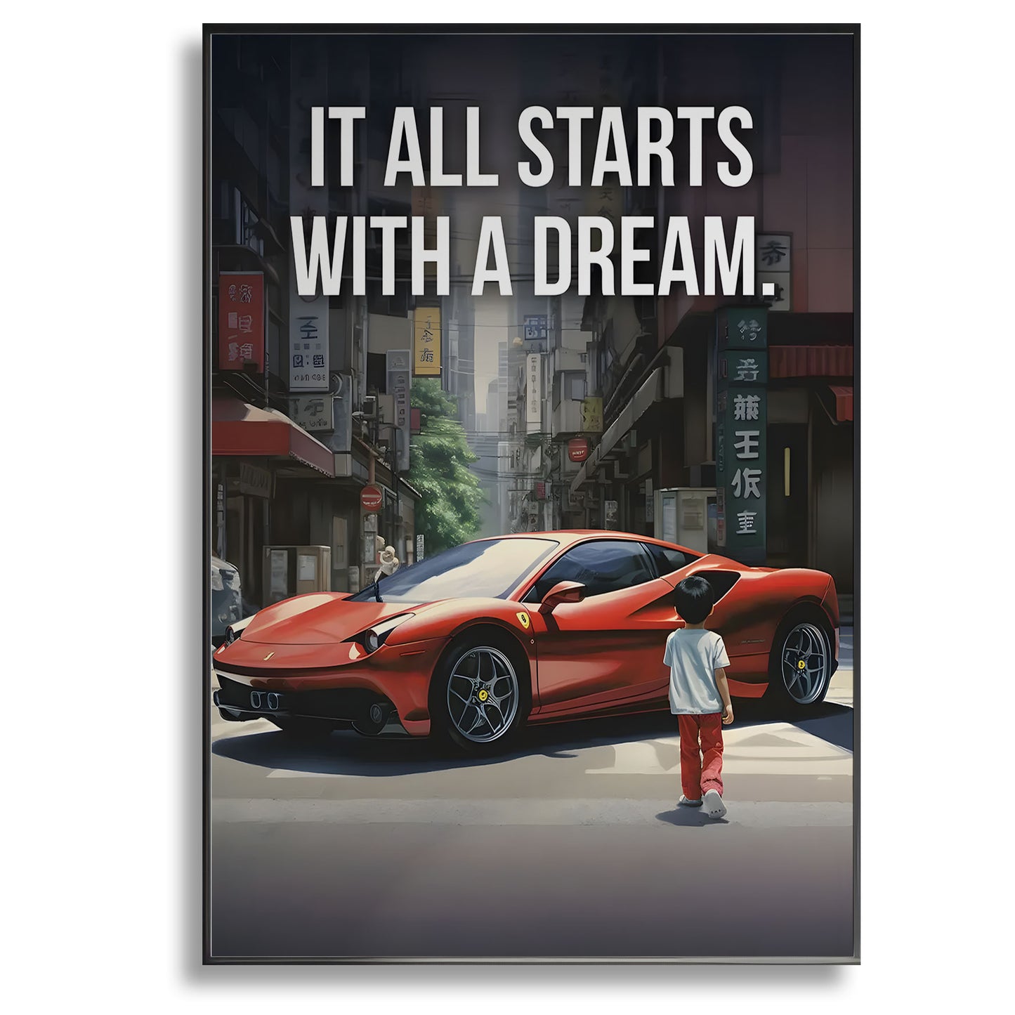 Starts With A Dream | Ferrari - Canvas