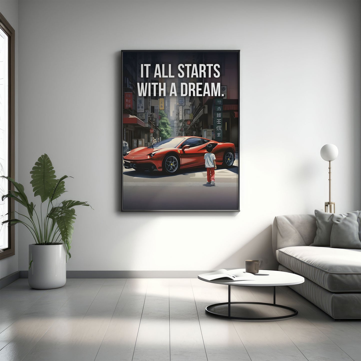 Starts With A Dream | Ferrari - Canvas