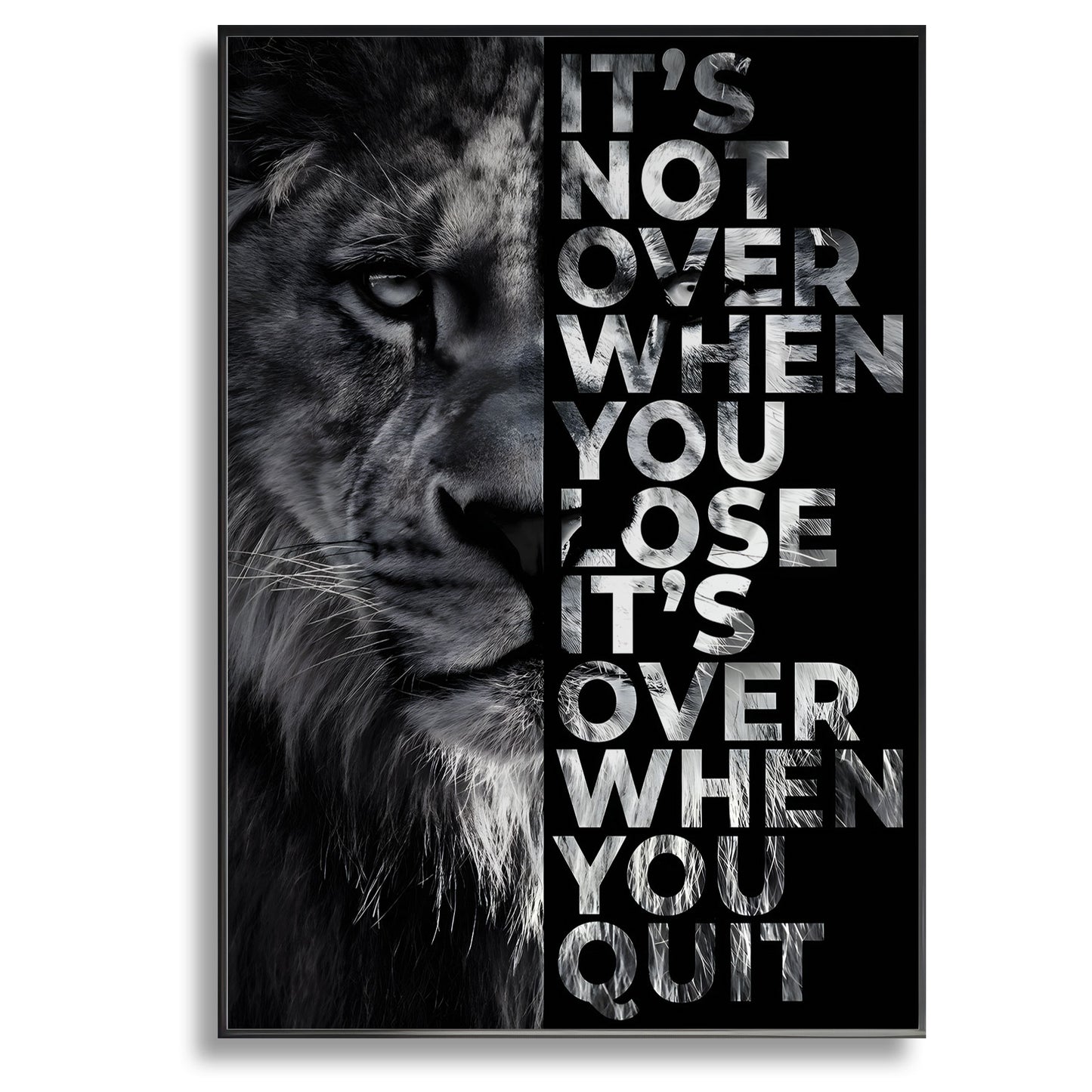 It's Not Over When You Lose - Canvas