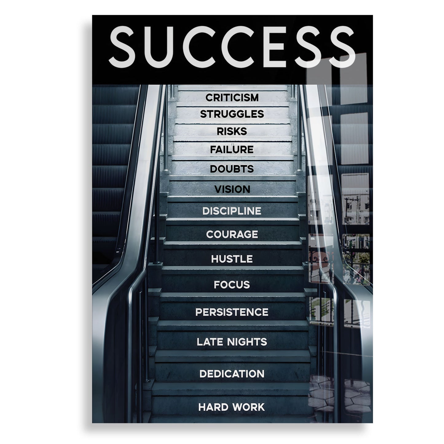 Steps To Succes - Plexiglas