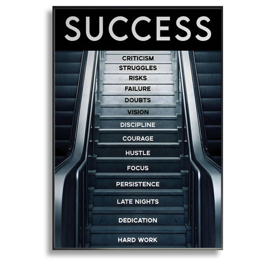 Steps To Succes - Canvas