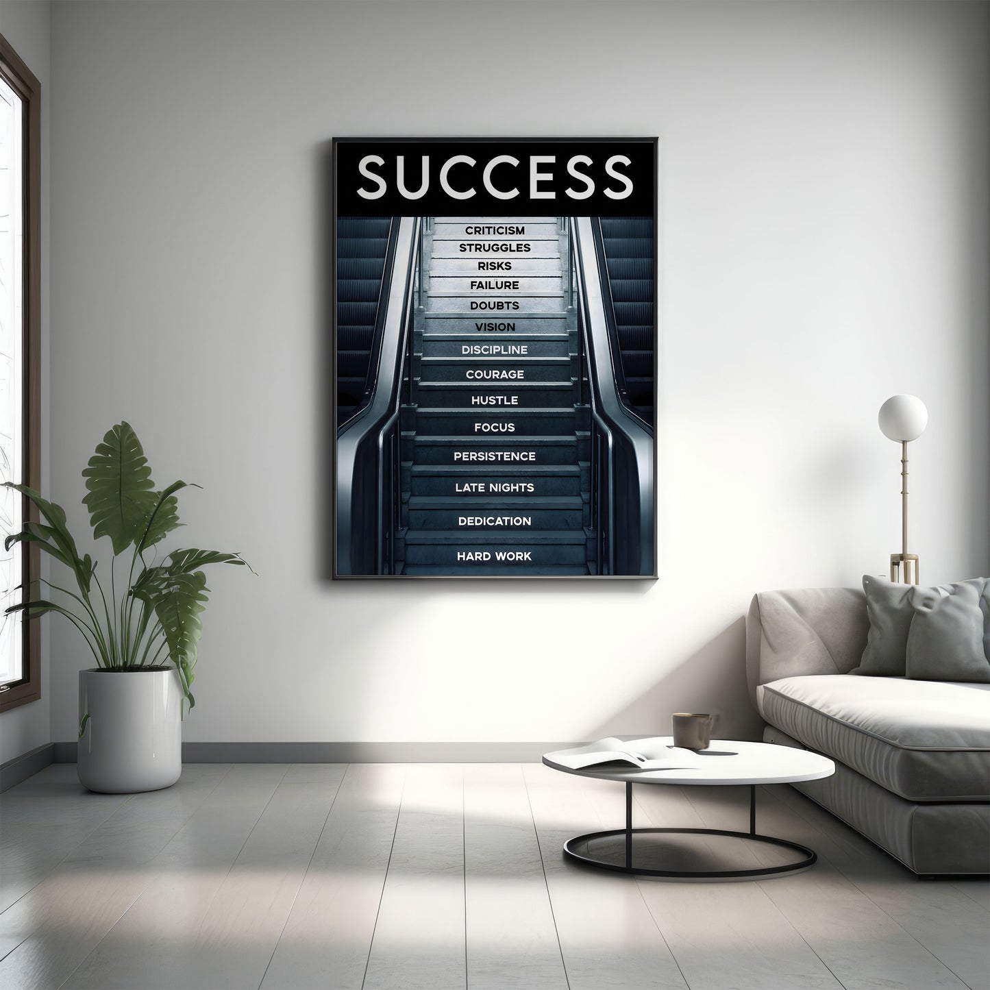 Steps To Succes - Canvas