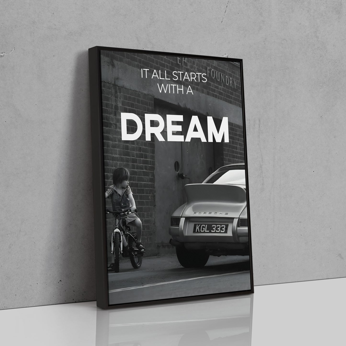 Starts With A Dream | Classic Porsche - Canvas