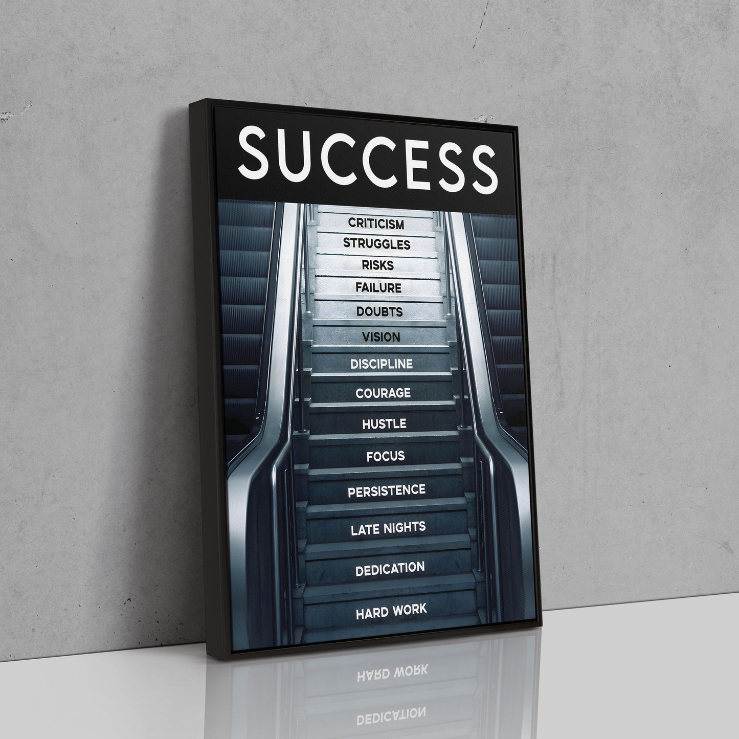 Steps To Succes - Canvas