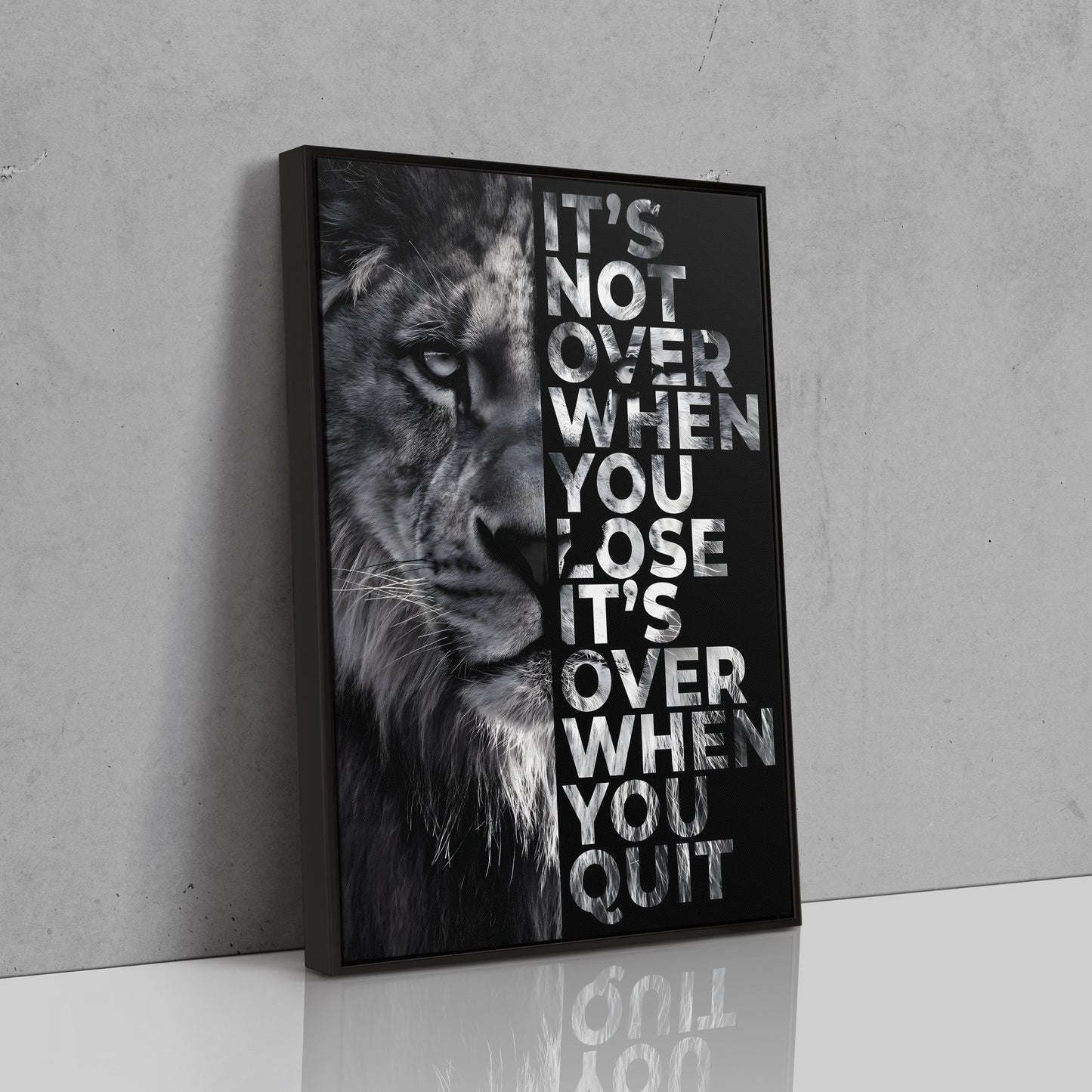 It's Not Over When You Lose - Canvas