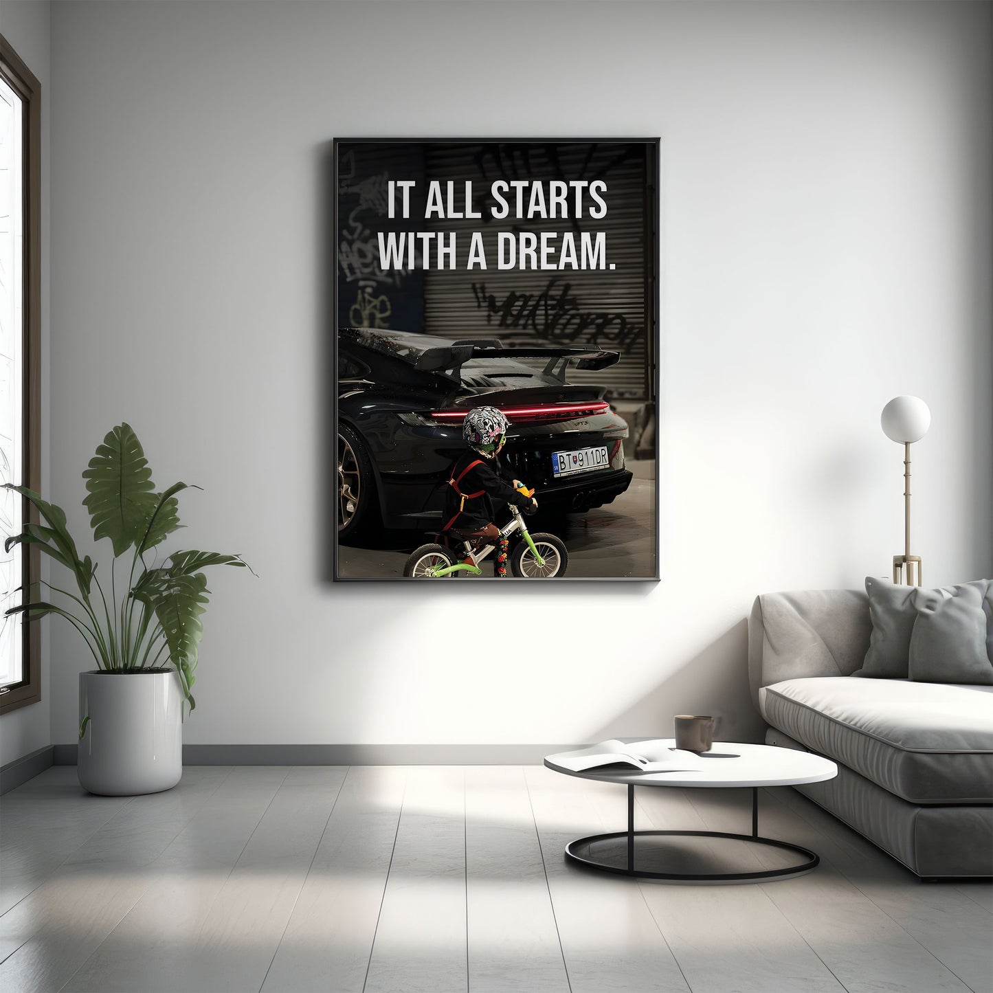 Starts With A Dream | Porsche - Canvas